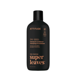 Attitude Αντρικό Σαμπουάν & Conditioner 2-in-1 για Θρέψη Patchouli & Bourbon 415ml