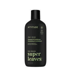Attitude Αντρικό Σαμπουάν & Conditioner 2-in-1 Ενδυνάμωση για Εύθραυστα Μαλλιά Matcha & Bergamot 415ml