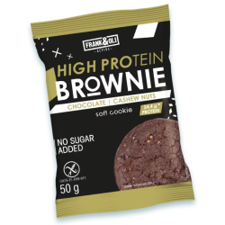 Frank & Oli High Protein Brownie Chocolate and Cashew Nuts 50g