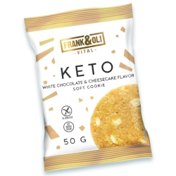 Frank & Oli Keto Soft Cookie White Chocolate and Cheesecake Flavour 50g
