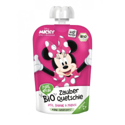 Pure & Fun Βιολογικός Πουρές Φρούτων Minnie Χωρίς Ζάχαρη 100g