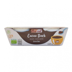 Ecomil Βιολογικό Επιδόρπιο Καρύδας με Κακάο 2Χ125g