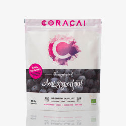 Coracai Organic Pure Açaí Pulp Special 14%  400g