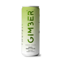 Gimber Organic RTD Focus Ginger, Mango & Matcha  250ml