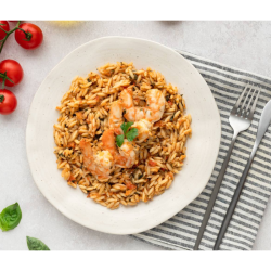 WorthEat Κριθαρότο με Γαρίδες  350g