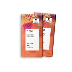 Vivani Βιολογική / Vegan Mini Μαύρη Σοκολάτα με 71% Cocoa Santo Domingo 12,5g