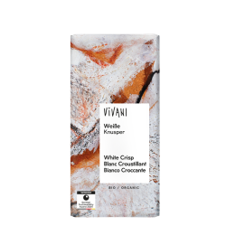 Vivani Βιολογική Λευκή Σοκολάτα White Crisp 80g