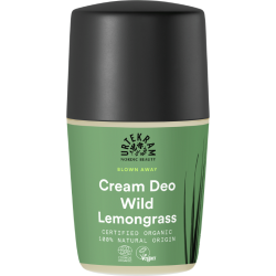 Urtekram Βιολογικό Κρεμώδες Αποσμητικό Roll-on Wild Lemongrass  50ml