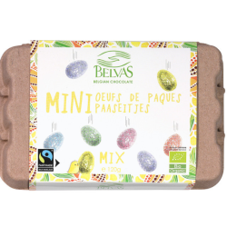 Belvas Βιολογικά Πασχαλινά Αυγά Σοκολάτας – Mix – Χωρίς Γλουτένη 120g