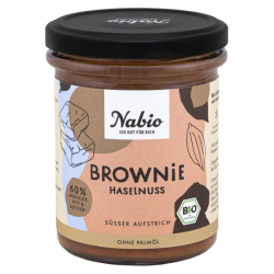 Nabio Βιολογικό Άλειμμα Brownie Φουντουκιού 175g