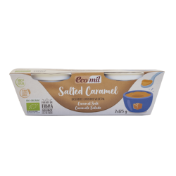 Ecomil Βιολογικό Επιδόρπιο Salted Caramel  2Χ125g