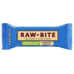 Raw Bite Βιολογική Μπάρα Πρωτεΐνης με Kακάο 50g