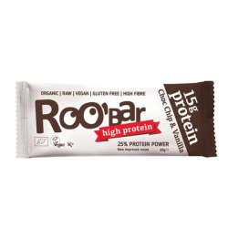RooBar Βιολογική Raw Bar με Πρωτεΐνη Choco Chips & Vanilla  60g