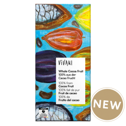Vivani Βιολογική / Vegan Σοκολάτα από 100% Cocoa Fruit  80g