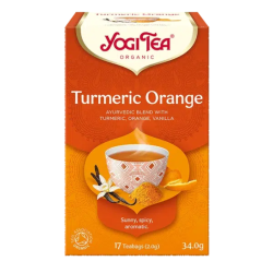 Yogi Tea Βιολογικό Τσάι Turmeric Orange 17 Teabags