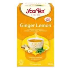 Yogi Tea Βιολογικό Τσάι Ginger Lemon 17 Teabags