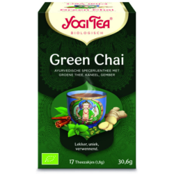 Yogi Tea Βιολογικό Green Chai 17 Teabags