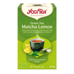 Yogi Tea Βιολογικό Τσάι Green Tea Matcha Lemon 17 Teabags