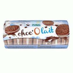 Pural Βιολογικά Μπισκότα Κακάο με Κρέμα Γάλακτος  85g