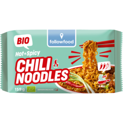 Followfood Bio Hot & Spicy Chili Noodles 159g