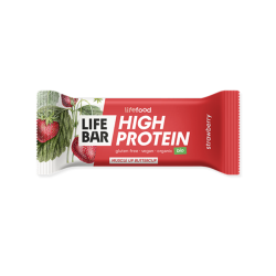 Lifefood Βιολογική Lifebar Protein Φράουλα 40g
