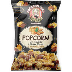 Pop Corn Girl Las Vegas Ποπ Κορν με Καραμελωμένα Αμύγδαλα Toffee 65g
