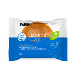 Azzurra Life Panino Ψωμάκι για Burger με Χαμηλούς Υδατάνθρακες 40g