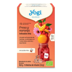 Yogi Tea Βιολογικό Τσάι Cold Brew Strawberry & Orange 27g