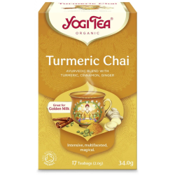 Yogi Tea Βιολογικό Τσάι Tumeric Chai 17 Teabags