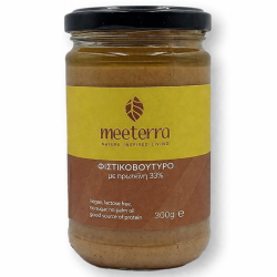 Meeterra Φιστικοβούτυρο με Πρωτεΐνη 33%  300g