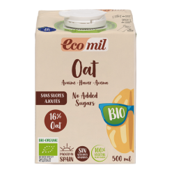 Ecomil Βιολογικό Ρόφημα Βρώμης Χωρίς Προσθήκη Ζάχαρης 500ml