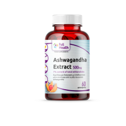 Full Health Ashwagandha Extract 500mg 60Vcaps