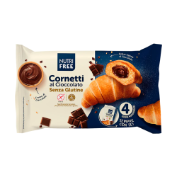 Nutrifree Κρουασάν με Γέμιση Σοκολάτας Χωρίς Γλουτένη 4τμχ