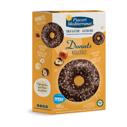 Piaceri Mediterranei Donuts Φουντουκιού Χωρίς Γλουτένη 90g