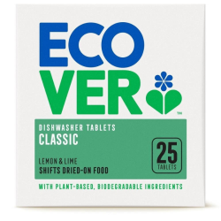 Ecover Κλασικές Ταμπλέτες Πλυντηρίου Πιάτων Lemon & Lime 25 tbs