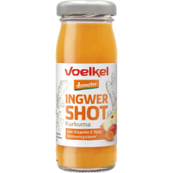 Voelkel Organic Fresh Ginger Shot Turmeric 95ml