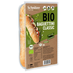 Schnitzer Βιολογικά Mini Baguettes Classic Χωρίς Γλουτένη 200g