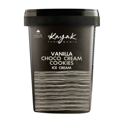 Kayak Vanilla Choco Cream Cookies 500ml