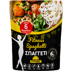 Fitness Pasta Βιολογικό Σπαγγέτι από Γλυκομαννάνη Χωρίς Γλουτένη 250g