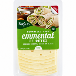 Βιοαγρός Βιολογικό Τυρί Emmental σε Φέτες 150g