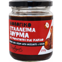 Βιοαγρός Βιολογικό Επάλειμμα Χουρμάδων με Φουντούκι & Κακάο 250g