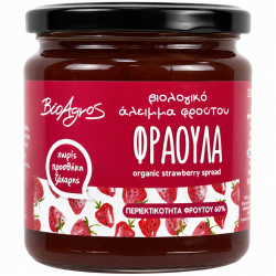 Βιοαγρός Βιολογικό Άλειμμα Φράουλα Χωρίς Ζάχαρη 320g