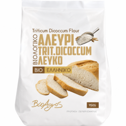 Βιοαγρός Βιολογικό Αλεύρι Δίκοκκου Σίτου Λευκό 750g