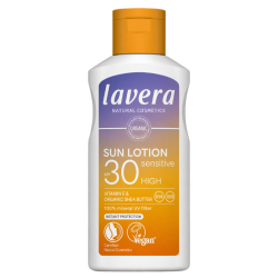 Lavera Αντηλιακή Λοσιόν Σώματος Sensitive SPF 30 με 100% Ορυκτό Φίλτρο UV 100ml