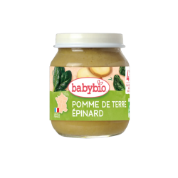 Babybio Βιολογικό Γεύμα λαχανικών Πατάτες & Σπανάκι 130g